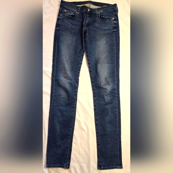 7 For All Mankind Women’s Jeans Size 28 NWOT – Dark Wash Skinny Fit - Picture 1 of 6